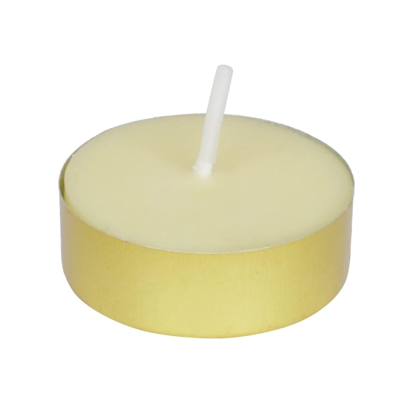 Welburn Veda&Co® Ghee Tealight Candles for Puja & Religious Ceremonies | Pack of 24 (4 Hr Burning Time) Pure Cow Ghee Diya for Home Decor, Pooja, Home, Temple,Aromatherapy & Dinner Parties