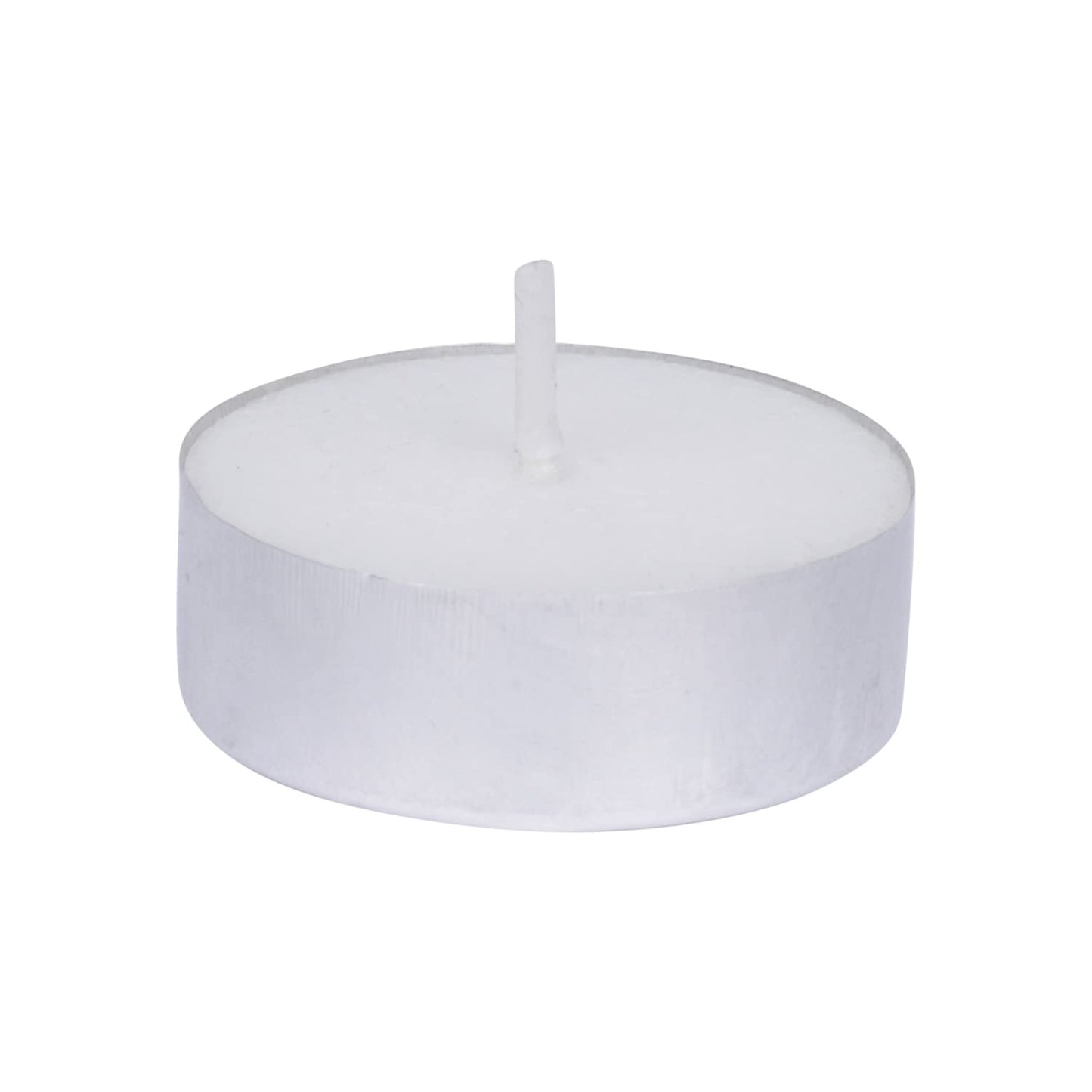 Welburn Veda&Co® Wax Unscented Tealight Candles Pack of 50 for Diwali Decoration | Burn Upto 4 Hour | Paraffin Free & Smokeless | Candles for Home Decor, Office & Special Occasions