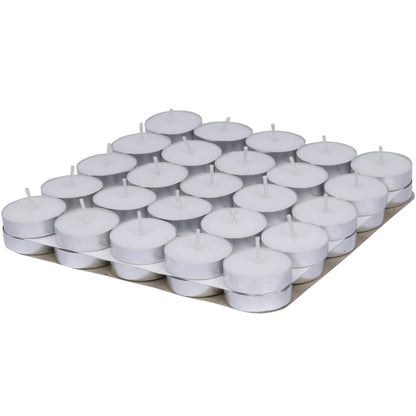 Welburn Veda&Co® Wax Unscented Tealight Candles Pack of 50 for Diwali Decoration | Long Burning | Paraffin Free & Smokeless | Candles for Home Decor, Offices,Parties,Dining & Special Occasions