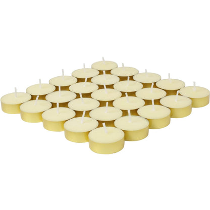 Ghee Tealight Candles, Gold Cup (Pack of 25)