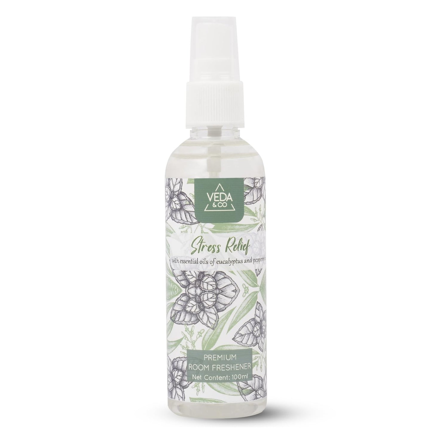 Welburn Veda&Co® Aromatherapy Room Freshener – Combo Pack of 2 (100ml Each) | Energizing & Stress Relief Spray | Long-Lasting Air Freshener for Home, Office, Meditation, Yoga & Daily Use