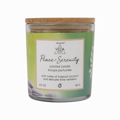 Welburn Veda&Co® Wellness Gift Set - 2 x Jar Candle & 4 x Poured Glass Votive/Shot Glass Candle, Wellness for Mind & Body, Fully Refined Paraffin Wax, Paraben Free, for Home Décor, Offices