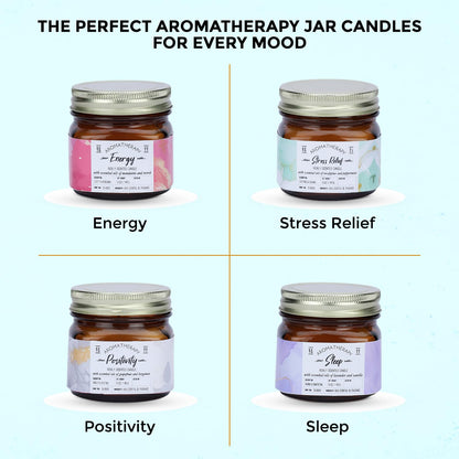 Welburn Veda&Co® Scented Wax Candle -Stress Relief | Aromatherapy Jar Candle for Home Decor | Enhance Your Mood | Enhance Your Space with Soothing Scents (35 Hours Burn Time, 141gm),