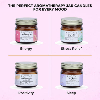 Welburn Veda&Co® Scented Wax Candle - Energy | Aromatherapy Jar Candle for Home Decor | Enhance Your Mood | Enhance Your Space with Soothing Scents (35 Hours Burn Time, 141gm),