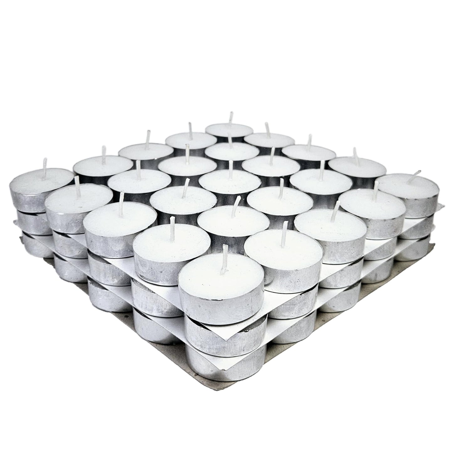 Welburn Veda&Co® Wax Unscented Tealight Candles Pack of 75 for Diwali Decoration | Burn Upto 4 Hour | Paraffin Free & Smokeless | Candles for Home Decor, Office & Special Occasions