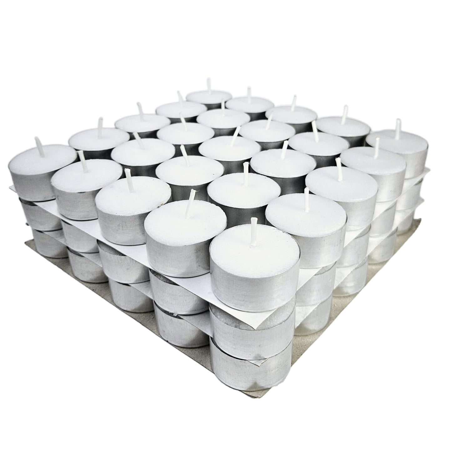 Welburn Veda&Co® Wax Unscented Tealight Candles Pack of 75 for Diwali Decoration | Burn Upto 5 Hour | Paraffin Free & Smokeless | Candles for Home Decor, Office & Special Occasions