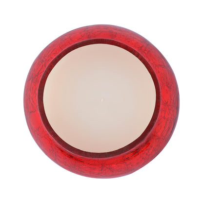 Welburn Veda&Co® Colored Crackle Jar Candles – Pack of 2 | 12-Hour Burn | Scented Candles for Home, Office & Gifts | Perfect for Couples, Husband & Wife