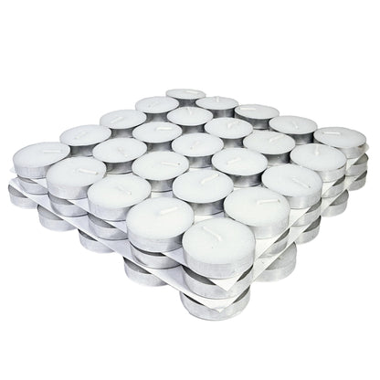 Welburn Veda&Co® Wax Unscented Tealight Candles Pack of 75 for Diwali Decoration | Burn Upto 3 Hour | Paraffin Free & Smokeless | Candles for Home Decor, Office & Special Occasions