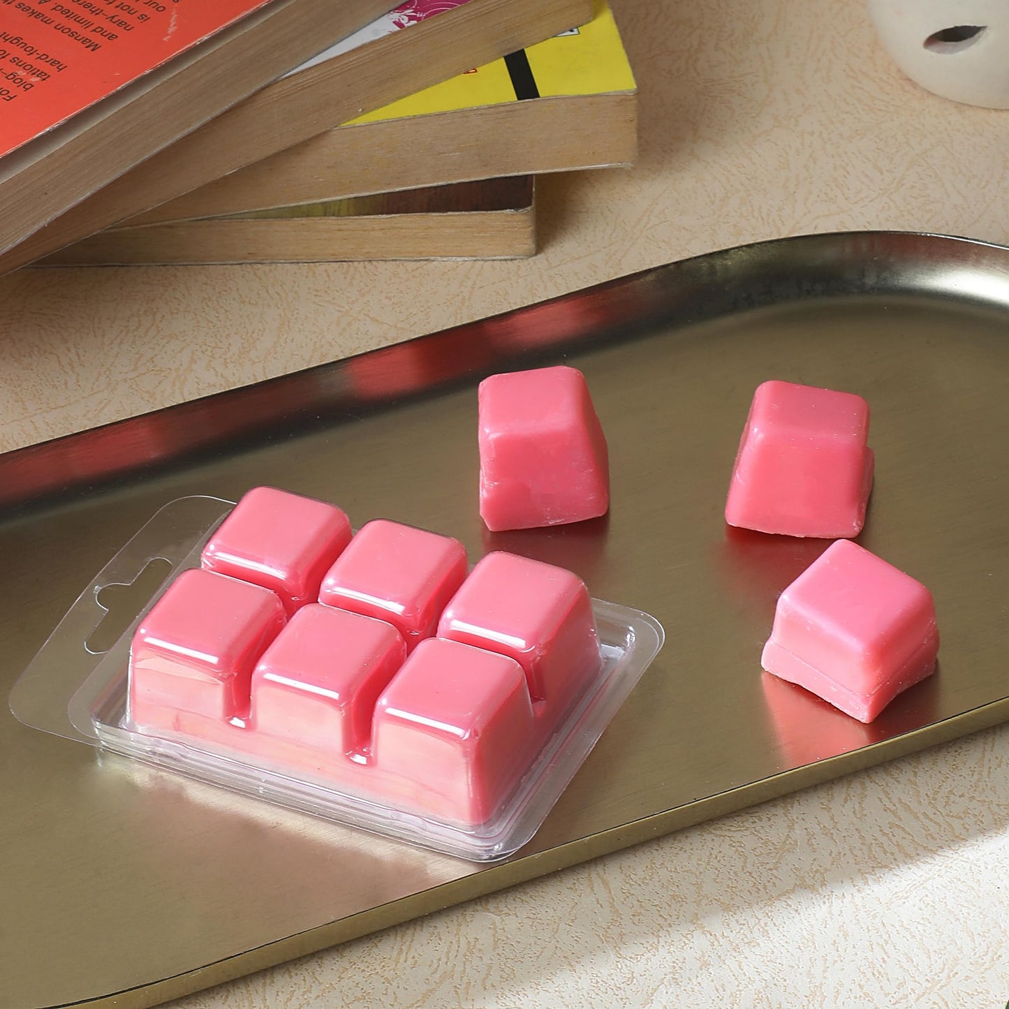 Welburn Veda&Co® Aromatherapy Diffuser Set – Ceramic Burner with Scented Wax Melts & Tealights | Home Décor & Relaxation | Up to 30 Uses | Promotes Positivity