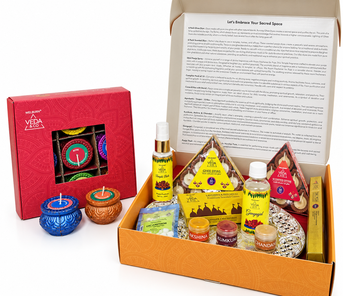 Pooja Thali & Matki Diya Combo