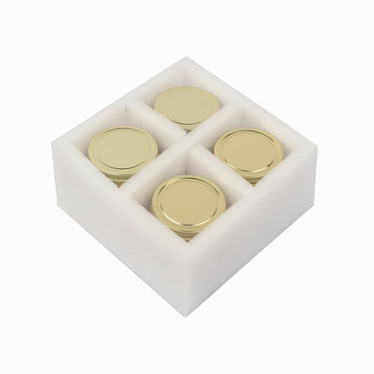 Copy of Scented Wax Candle - Set of 4 (35 Hours Burn Time, 141gm), Aromatherapy Jar Candles Induces Energy, Positivity, Sleep & Stress Relief, Fully Refined Paraffin Wax, for Home Décor