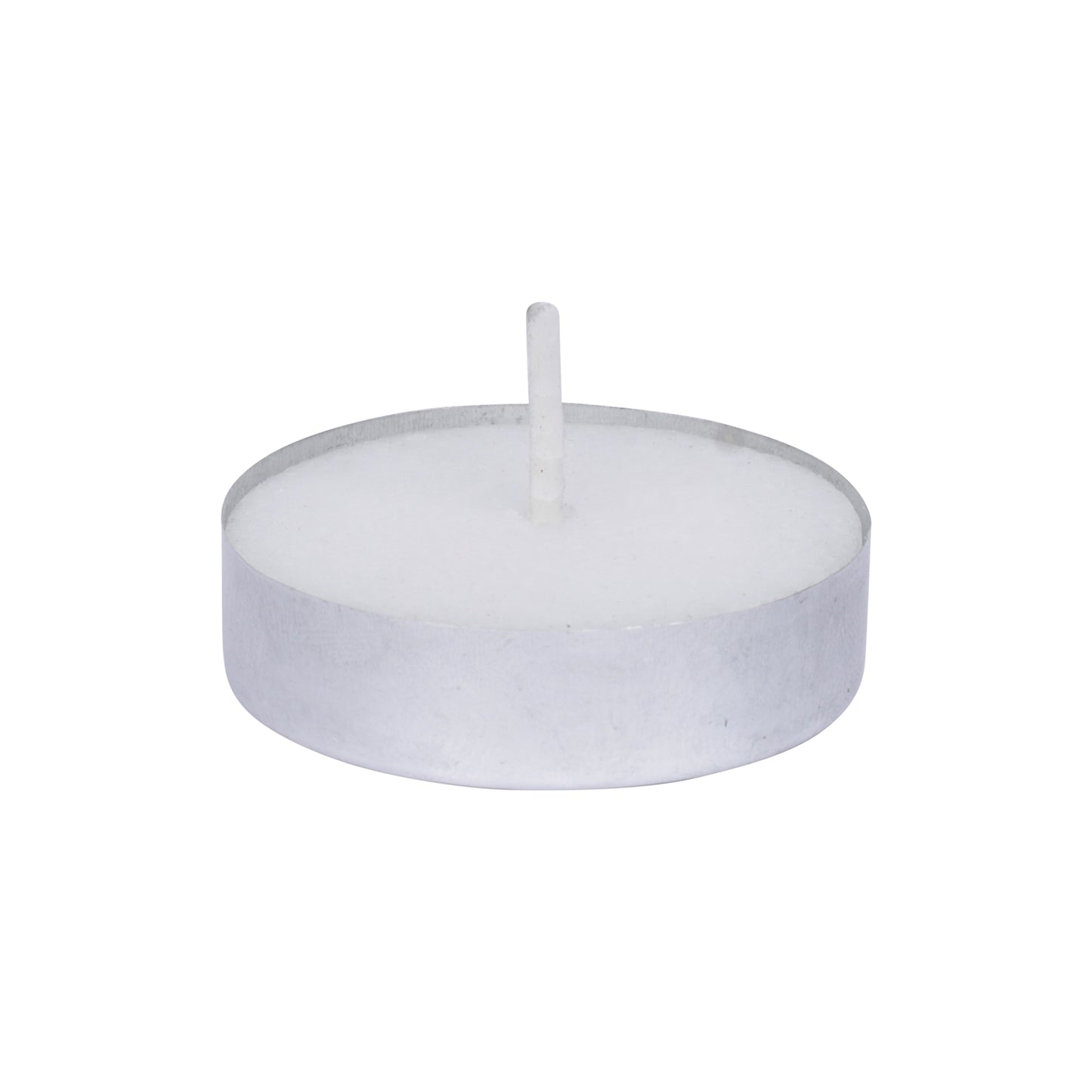 Wax Tealight Candles - Pack of 25, 8 Hours Burning Time, 100% Fully Refined Paraffin Wax, Unscented, Smokeless, Dripless, for Home Decor, Offices & Other Occasions (White)