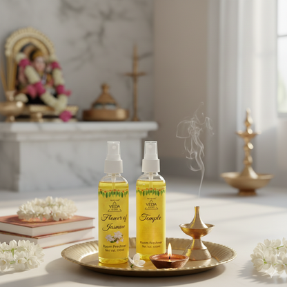 Temple Fragrance Room Freshener &  Jasmine Fragrance Room Freshener -(100ml each)