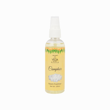 Room freshener puja spray set of 4 placed in home puja room
