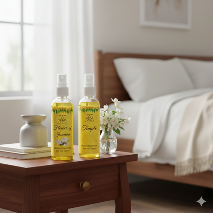 Temple Fragrance Room Freshener &  Jasmine Fragrance Room Freshener -(100ml each)
