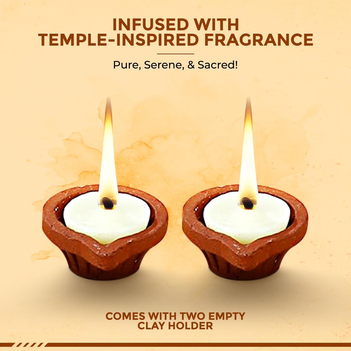 Temple bells ghee batti for home temple